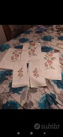 asciugamani con ricamo 