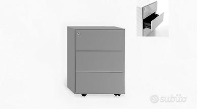 Cassettiera su ruote in metallo