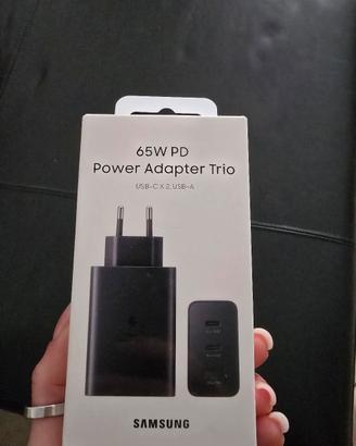 Caricabatteria Originale Samsung 65W Trio Nuovo 