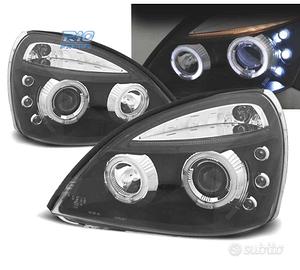 FARI PER RENAULT CLIO 01-05 ANGEL EYES FONDO CCFL 