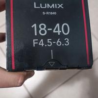 NUOVO: OBIETTIVO LUMIX S-R1840