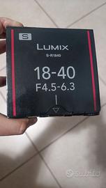 NUOVO: OBIETTIVO LUMIX S-R1840