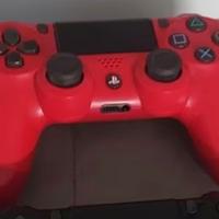 Controller joystick originale PS4 Rosso
