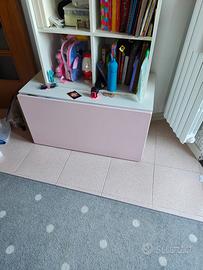 Cassapanca portagiochi IKEA Smastad rosa (Småstad)