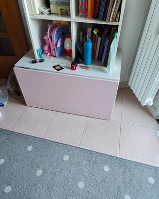 Cassapanca portagiochi IKEA Smastad rosa (Småstad)