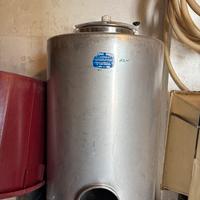 Botte in acciaio da 800 L