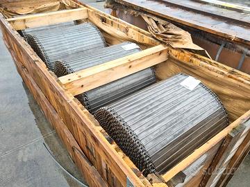 nastri trasportatori in rete metallica usati