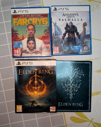 Elden ring assassin's creed valhalla far cry6 Ps5