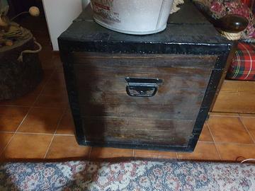 Baule legno antico vintage