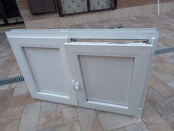 Finestra PVC doppia anta con ribalta