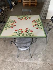 Tavolo pietra lavica 120x120 nuovo