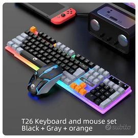 Set tastiera e mouse da gioco con illuminazione Wi
