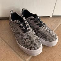 Sneakers H&M Divided Grigio e Nero leopardato n.39