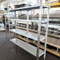 scaffale per camera frigo a 4 mensole usata