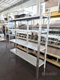 scaffale per camera frigo a 4 mensole usata