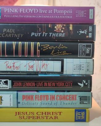 Gruppo 6 VHS musicali