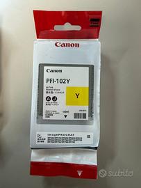 Cartuccia Canon PFI-102Y nuova _ 130 ml
