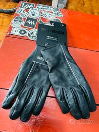 Guanti Moto Harley Davidson Pelle Neri Taglia L