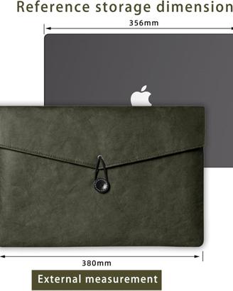 Custodia pc pelle nuova mai usata