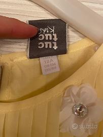 Vestito giallo tuc tuc 10 anni