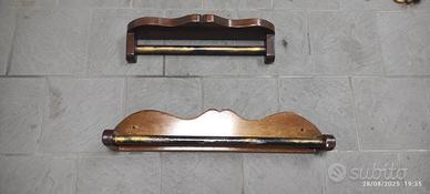 porta asciugamani in legno artigianali 