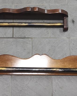 porta asciugamani in legno artigianali 