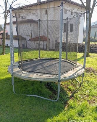 tappeto elastico/trampolino domyos essential 240