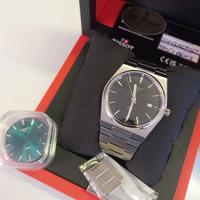 Tissot prx black al quarzo con doppio quadrante 