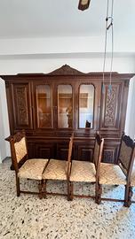 Sala da pranzo in legno massello