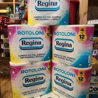 20 rotoli carta igienica rotoloni regina