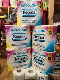 20 rotoli carta igienica rotoloni regina