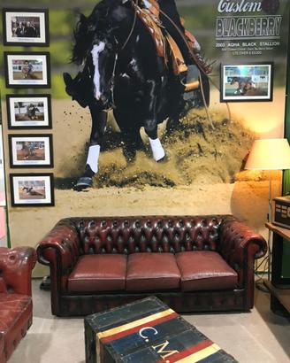 Divano chesterfield 3 posti