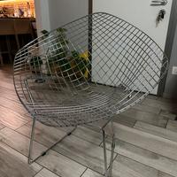 Sedia/poltrona riproduzione Diamond Chair Bertoia