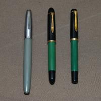 Tre penne stilografiche vintage  Aurora-Pelikan