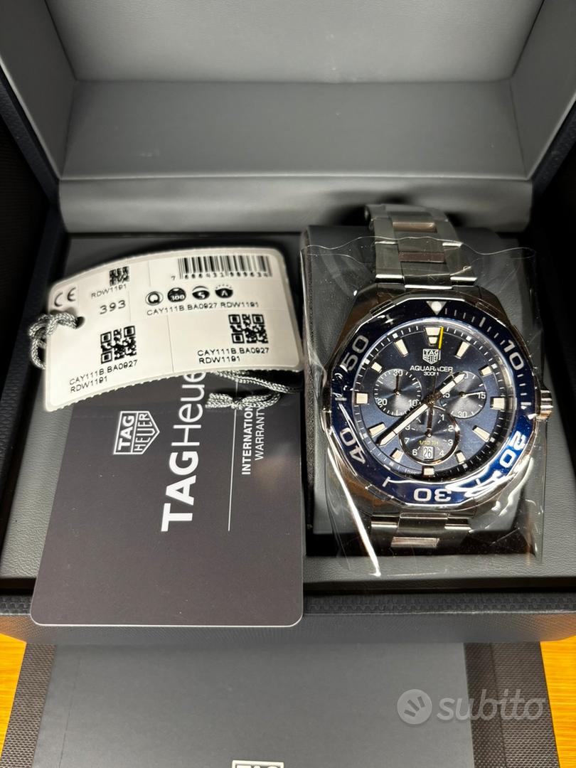Aquaracer Orologi Uomo Tag Heuer Usati TAG HEUER AQUARACER