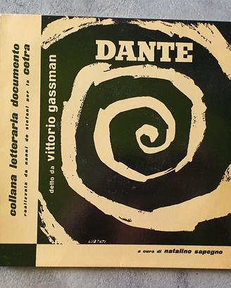 vinile Dante detto da Vittorio Gassman 1955 cantoV