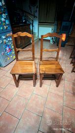 sedie legno