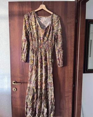 Vestito lungo boho chic rusttydustty marrone