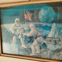 quadro sbarco sulla luna 