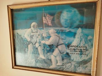 quadro sbarco sulla luna 