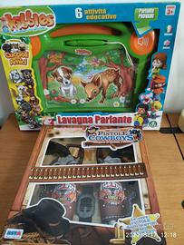 ART. 106 - 2 GIOCHI: LAVAGNA PARLANTE + PISTOLE CO