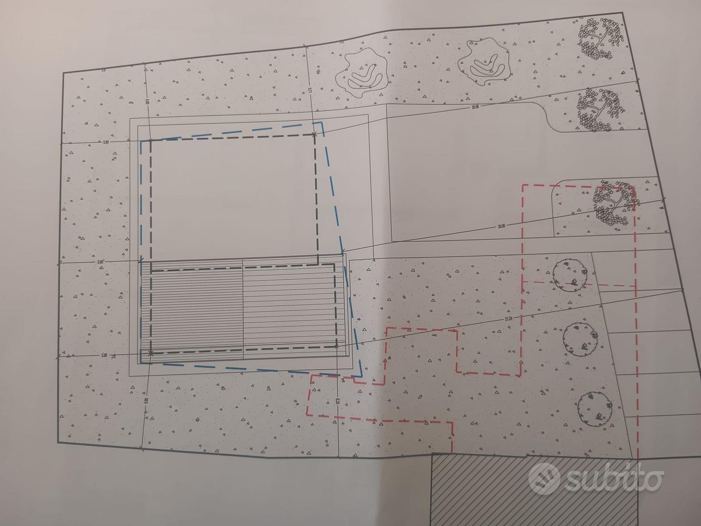 Rustico con progetto approvato - Vista 5