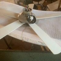 lampadario con ventola