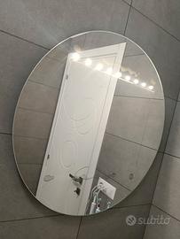 specchio bagno touch a led 