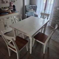 Tavolo legno massello shabby