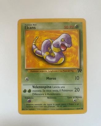 Carte pokemon vintage rocket + team magma