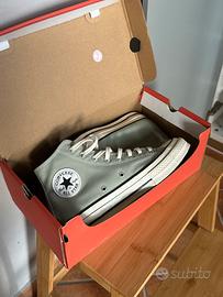 Converse chuck 70 verde acqua e panna unisex 40