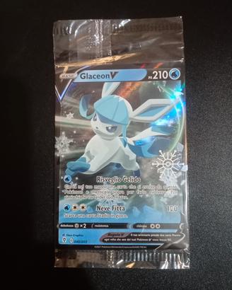 Glaceon V 040/203 ITA Snowflake Sealed 