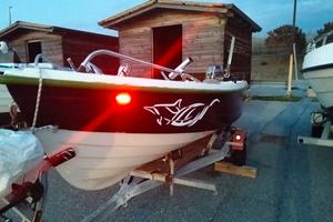 barca zirka con motore Yamaha 20 hp 4 tempi 