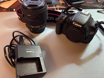 Canon 600d con obbiettivo sigma